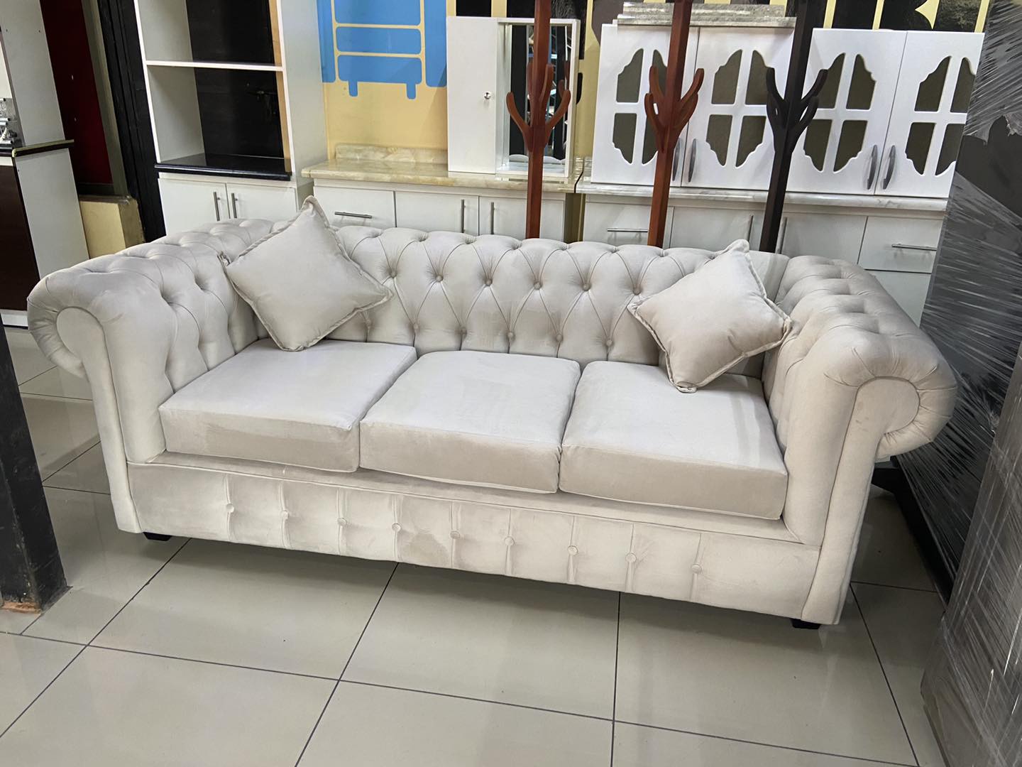 Sofá Chesterfield 3 Cuerpos